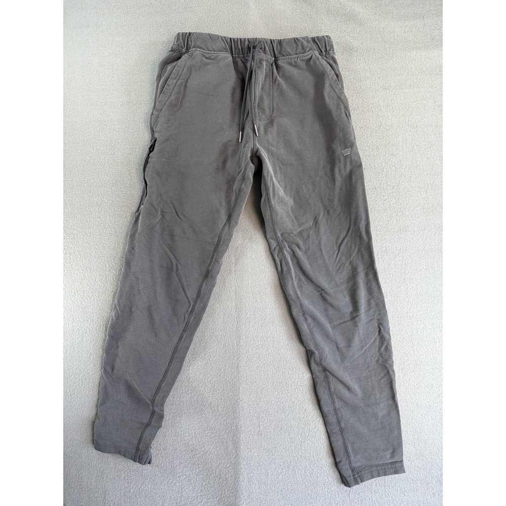 Mack Weldon Jogger Pants Mens Small Tall Gray French Terry Elastic Waist Pockets